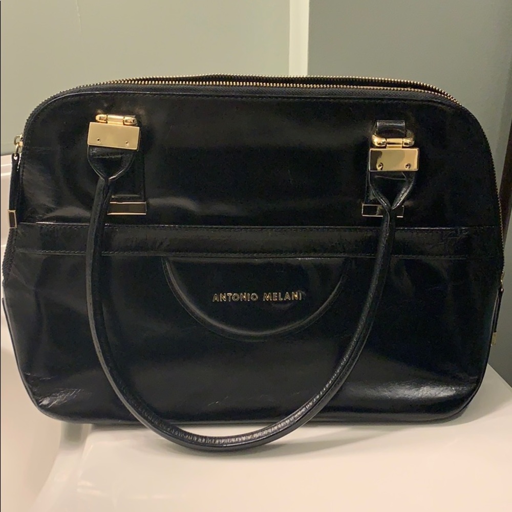 Antonio Melani black leather purse
